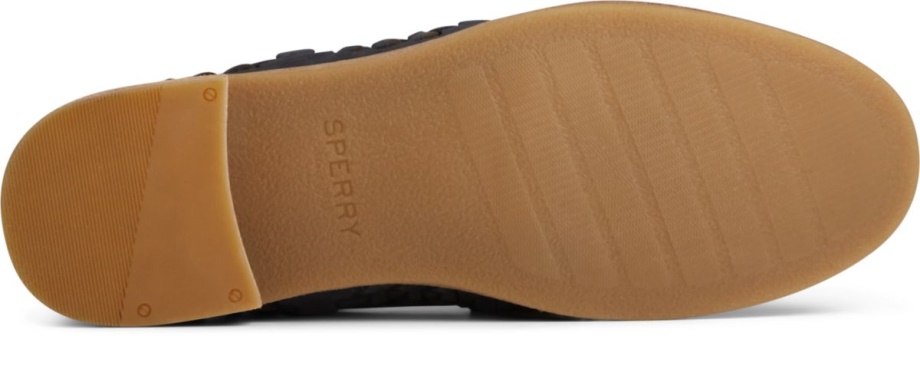 Liman Kuruş Plushwave Dokuma Deri Mokasen Sperry Siyah