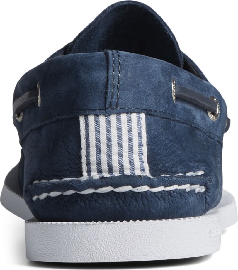 Sperry Otantik Orijinal 2 Gözlü Gofre Tekne Ayakkabısı Lacivert