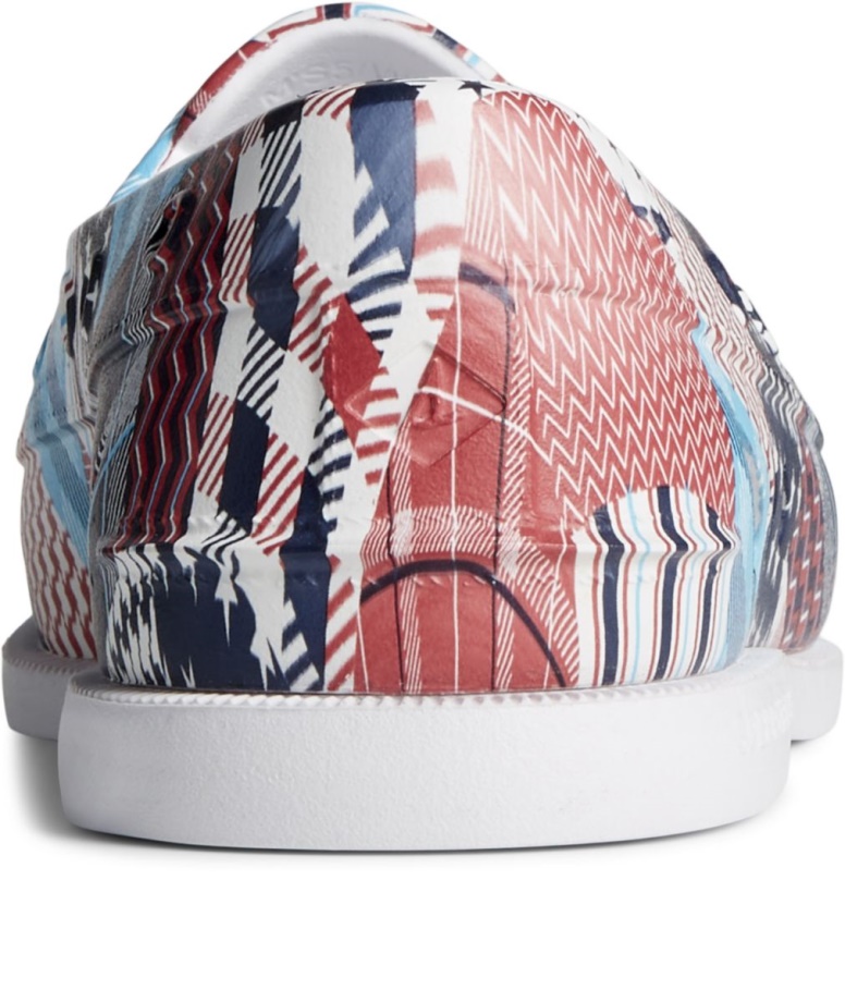 Sperry Otantik Orijinal şamandıra Americana Madras Tekne Ayakkabısı çok