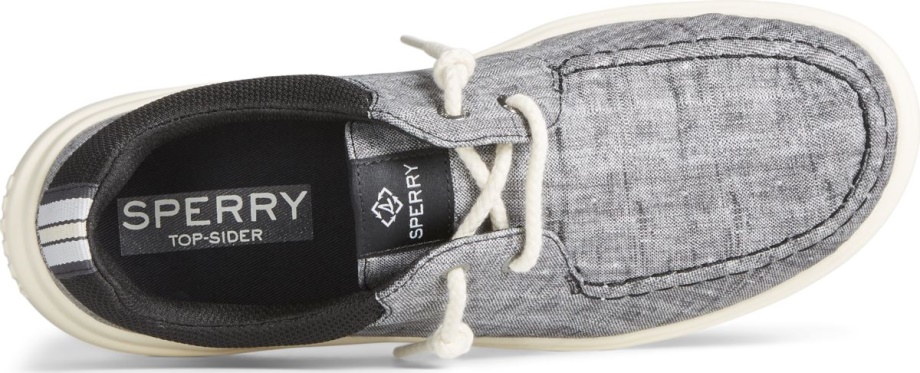 Sperry Kaptanın Moc Chambray Mokasen Siyah