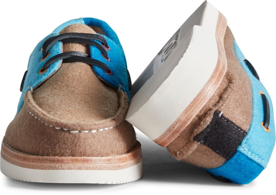 Sperry Cloud Otantik Orijinal Pabucu 3 Gözlü Pett Keçe Tekne Ayakkabısı çoklu