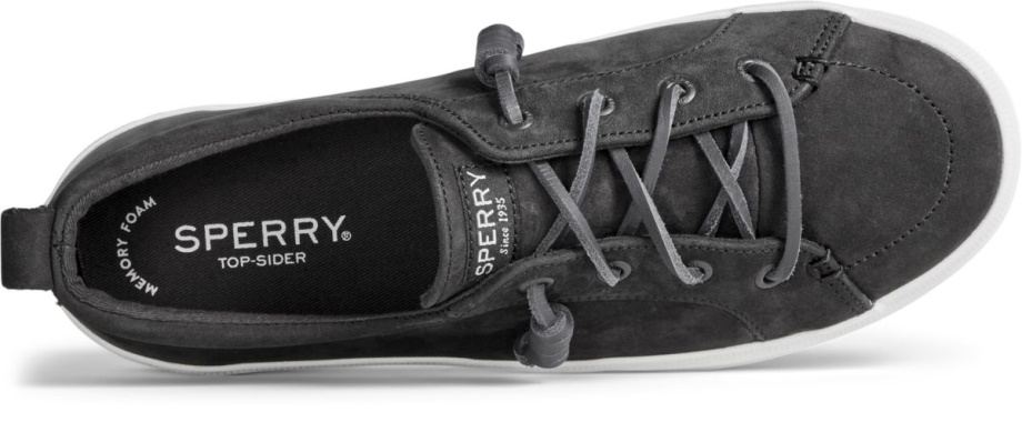 Sperry Arması Vibe Platform çizgili Spor Ayakkabı Siyah