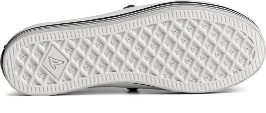 Sperry Arması Vibe Platform çizgili Spor Ayakkabı Siyah