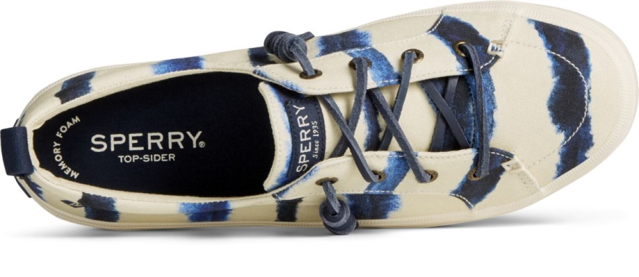 Sperry Arması Vibe Batik çizgili Spor Ayakkabı Lacivert