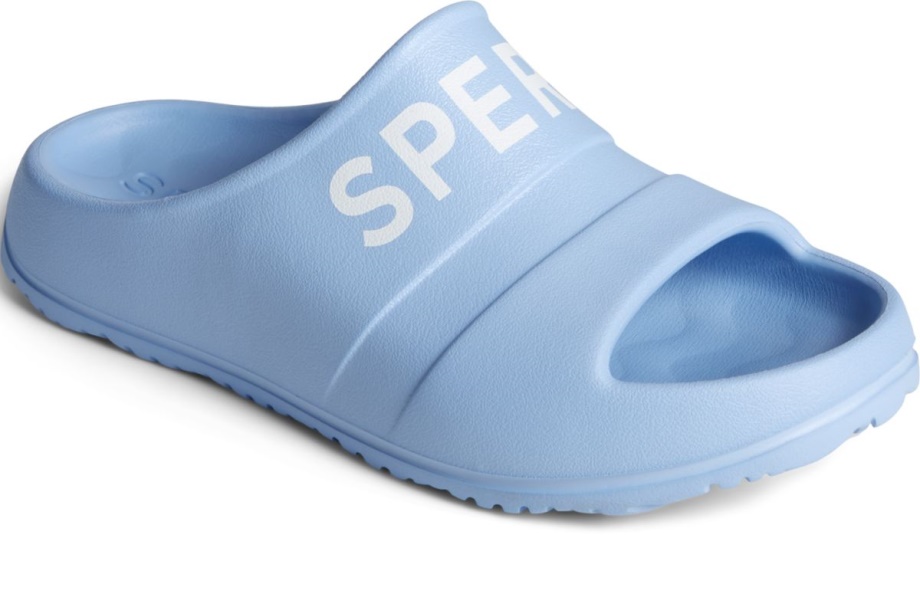 Sperry şamandıra Slayt Logosu Sandal Açık Mavi
