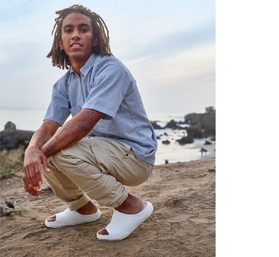 Sperry şamandıra Slayt Sandal Siyah