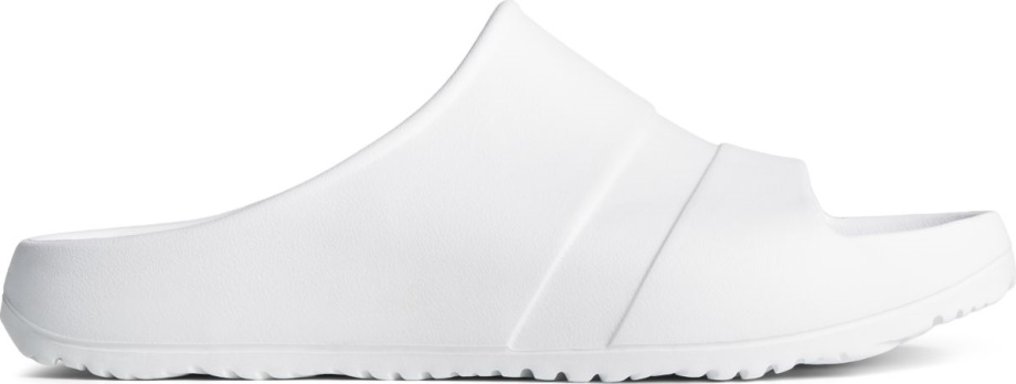 Sperry şamandıra Slayt Sandal Beyaz