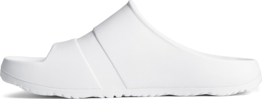 Sperry şamandıra Slayt Sandal Beyaz