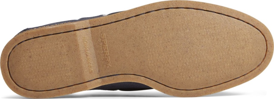 Sperry Altın Kupa Otantik Orijinal Süet Bot Ayakkabı Lacivert