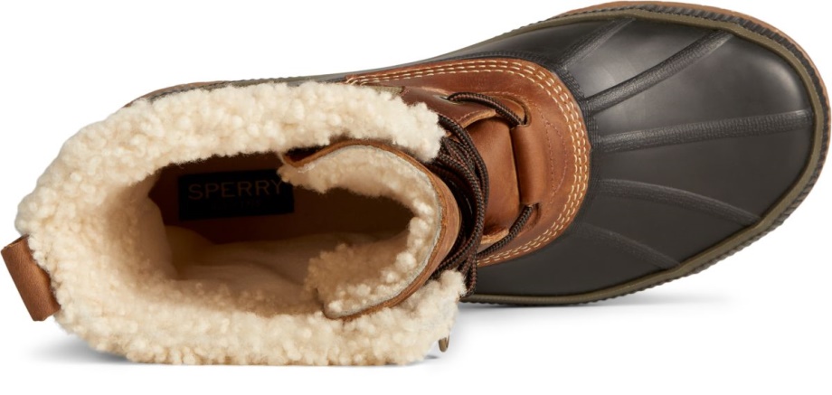 Sperry Ice Bay Uzun çizme Inceltilmiş Kahverengi Zeytin