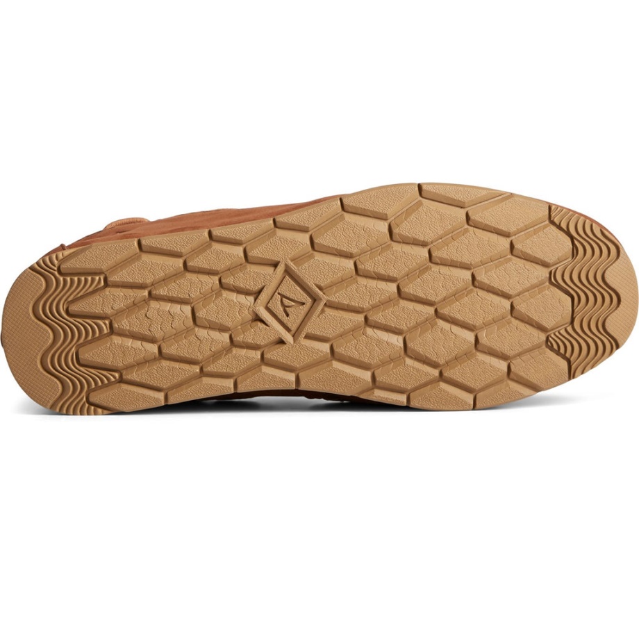 Sperry Erkek Moc-sider Kış Ayakkabı Slipi Kahverengi