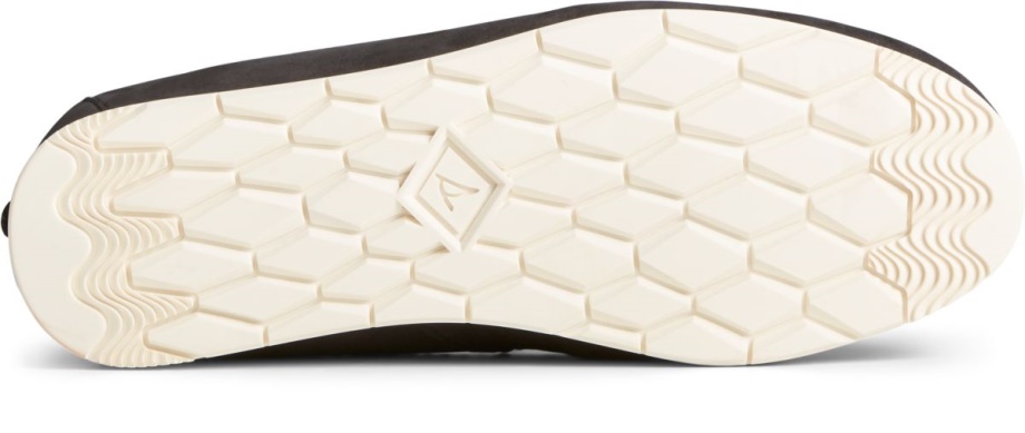 Siyah üzerine Sperry Moc-sider Premium Slip