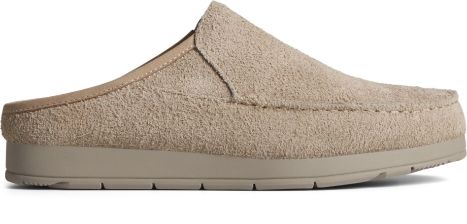 Taupe üzerinde Sperry Moc-side Süet Slip