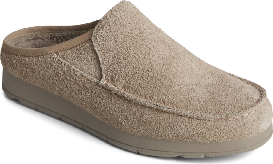 Taupe üzerinde Sperry Moc-side Süet Slip