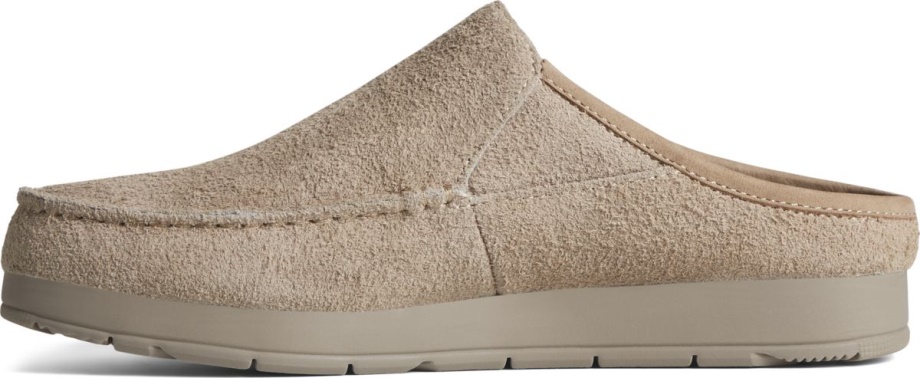 Taupe üzerinde Sperry Moc-side Süet Slip