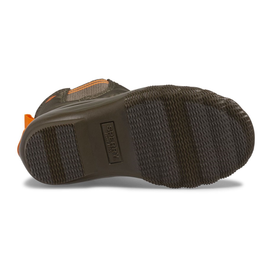 Sperry Tuzlu Su Chelsea Jr çizme Zeytin