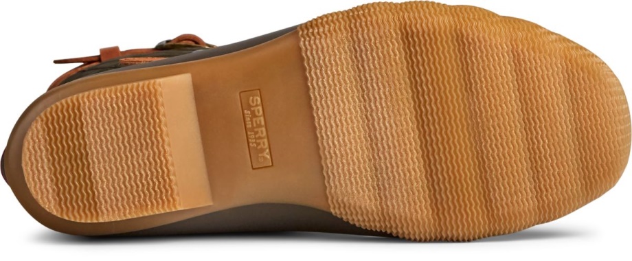 Sperry Tuzlu Su Uzun Boylu Naylon ördek çizme Zeytin Kahverengi