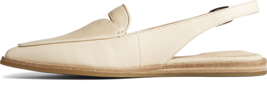 Sperry Saybrook Sedefli Slingback Fildişi
