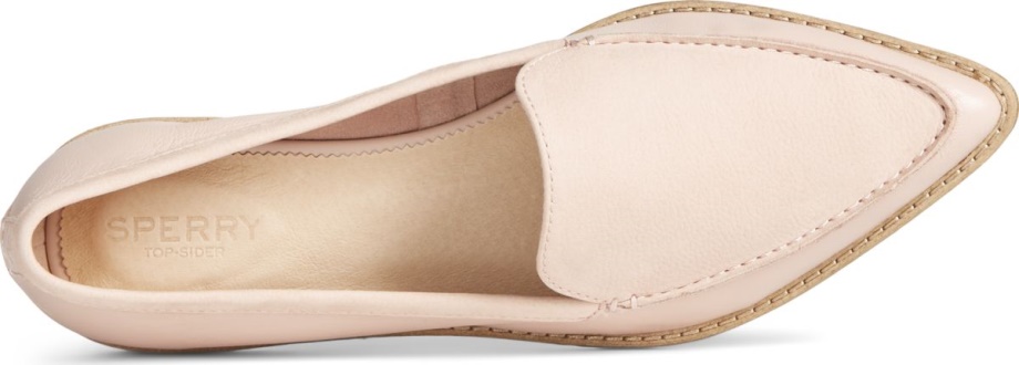 Sperry Saybrook Loafer Gül üzerinde Tonlu Deri Slip