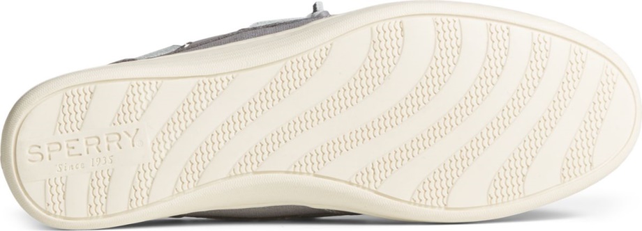 Sperry ötücü Balığı Sedefli Tekne Ayakkabısı Gri