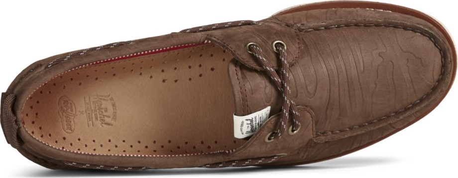 Sperry Sperry X Herschel Otantik Orijinal 2 Gözlü Tekne Ayakkabısı Kahverengi
