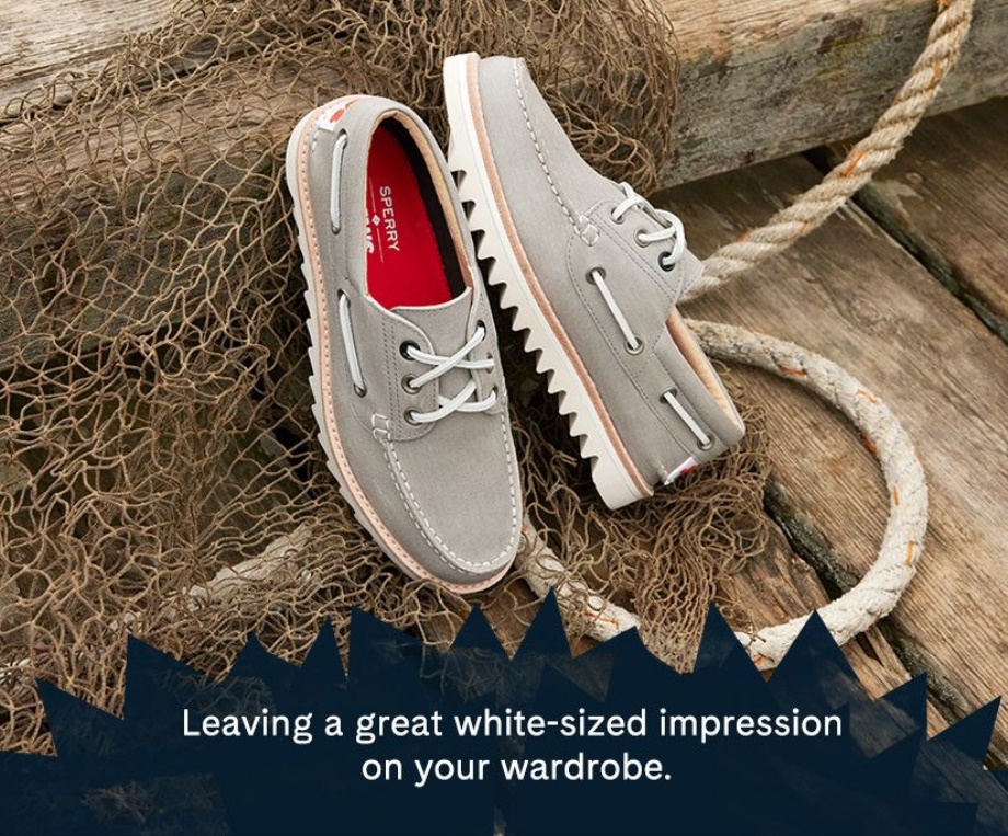 Sperry Sperry X çeneler Otantik Orijinal 3 Gözlü Tekne Ayakkabısı Gri