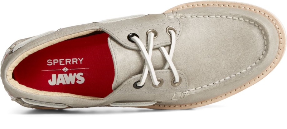 Sperry Sperry X çeneler Otantik Orijinal 3 Gözlü Tekne Ayakkabısı Gri