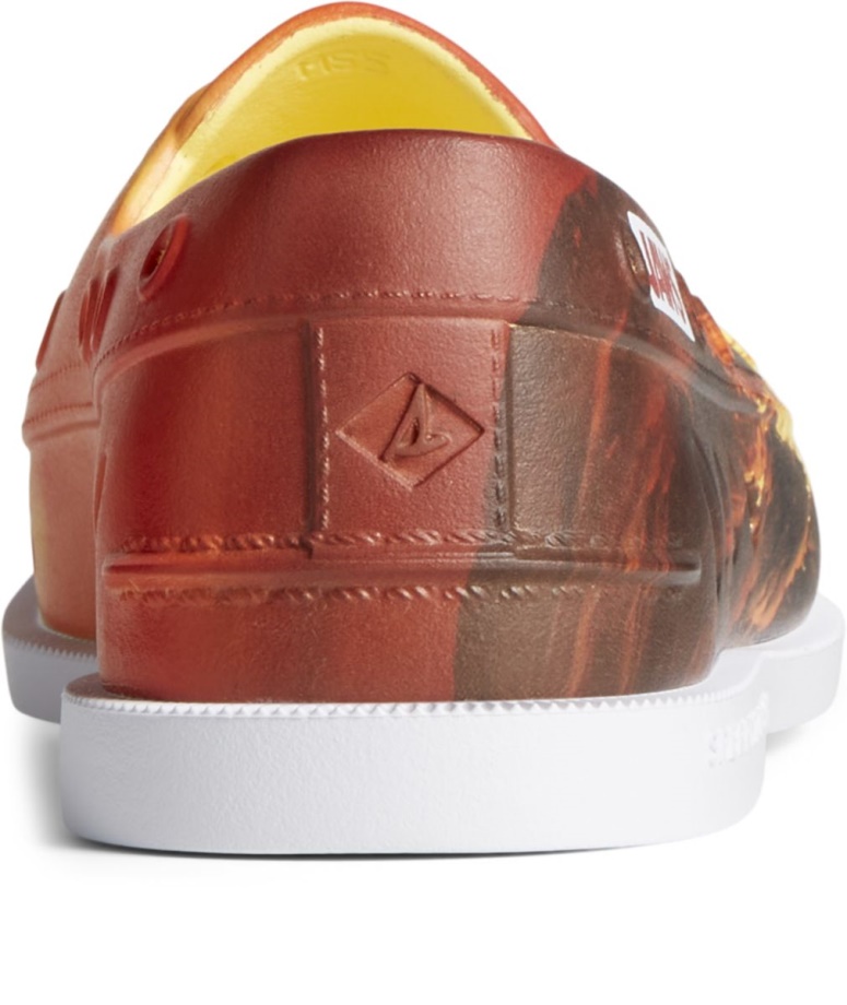 Sperry Sperry X çeneler Otantik Orijinal şamandıra Tekne Ayakkabısı Turuncu çok