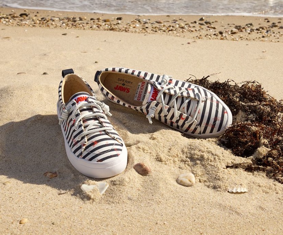 Sperry Sperry X çeneler Arması Vibe çizgili Spor Ayakkabı Mavi