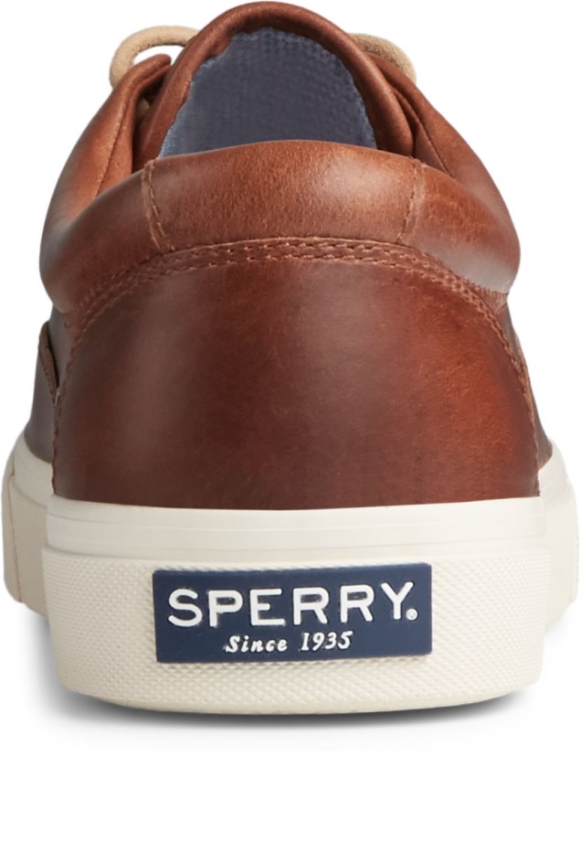 Sperry Striper Plushwave Cvo Deri Spor Ayakkabı Koyu Ten Rengi