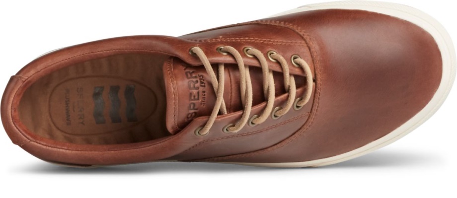 Sperry Striper Plushwave Cvo Deri Spor Ayakkabı Koyu Ten Rengi