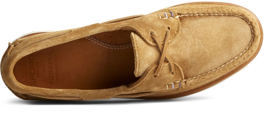 Sperry Sunspel X Sperry Otantik Orijinal 2 Gözlü Süet Bot Ayakkabısı Bronz