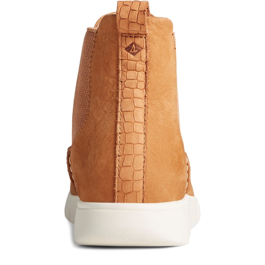 Sperry Kadın Sahil Peluş Dalga Chelsea Yarım Bot Ten Rengi