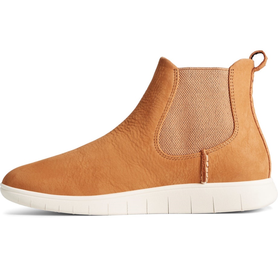 Sperry Kadın Sahil Peluş Dalga Chelsea Yarım Bot Ten Rengi