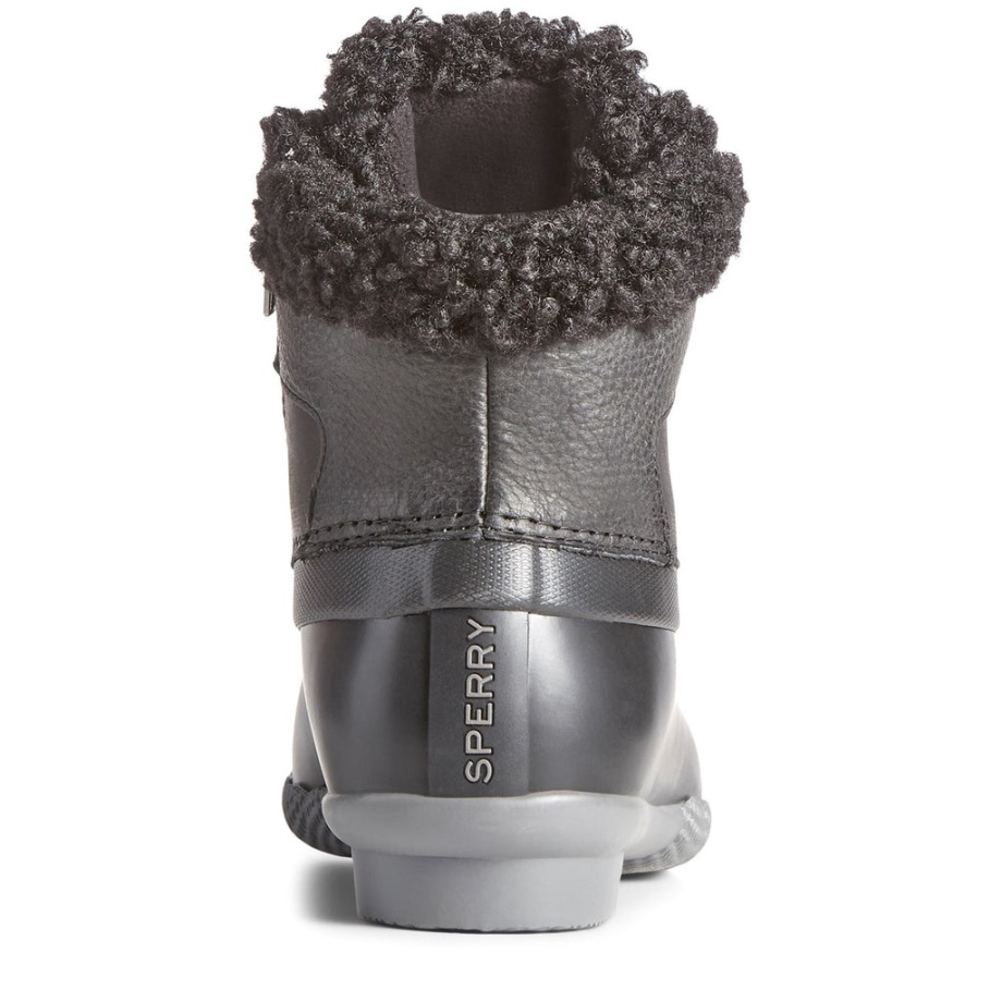 Sperry Kadın Tuzlu Su Alp Yarım Bot Siyah