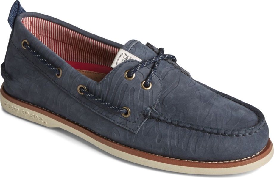 Sperry X Herschel Otantik Orijinal 2 Gözlü Tekne Ayakkabısı Sperry Lacivert