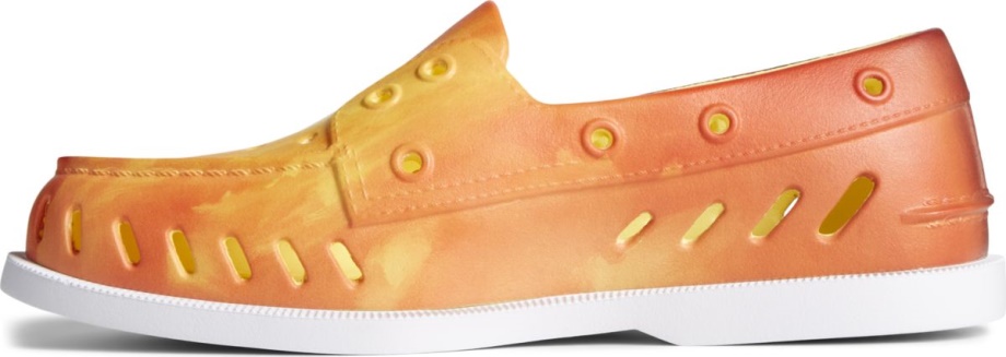 Sperry X çeneler Otantik Orijinal şamandıra Tekne Ayakkabısı Sperry Turuncu