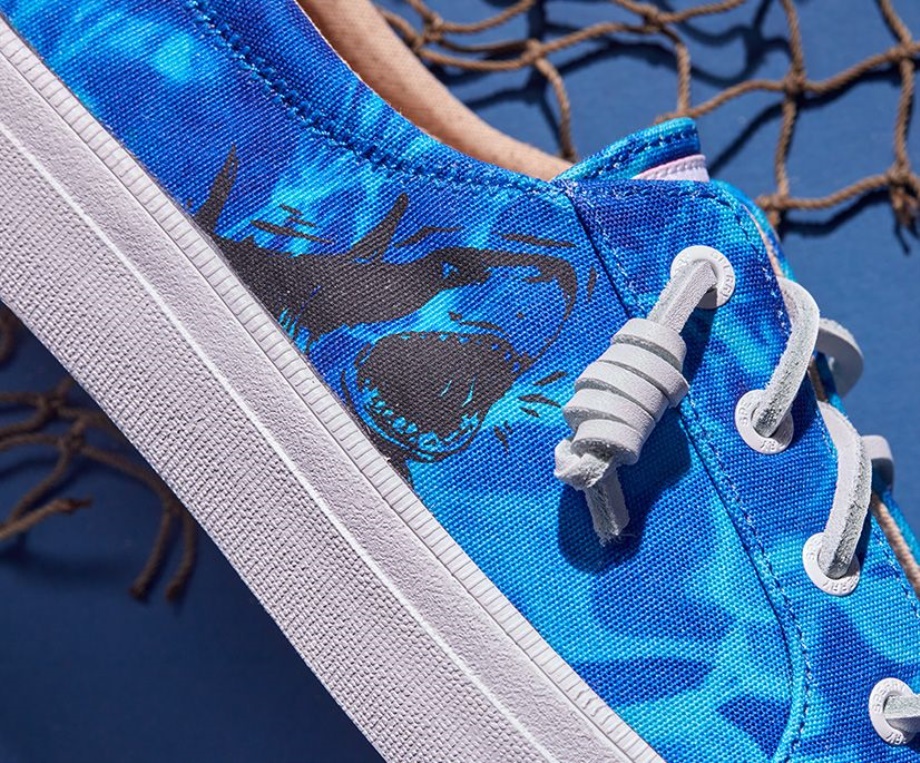 Sperry X çeneler Arması Vibe Köpekbalığı Spor Ayakkabı Sperry Mavisi