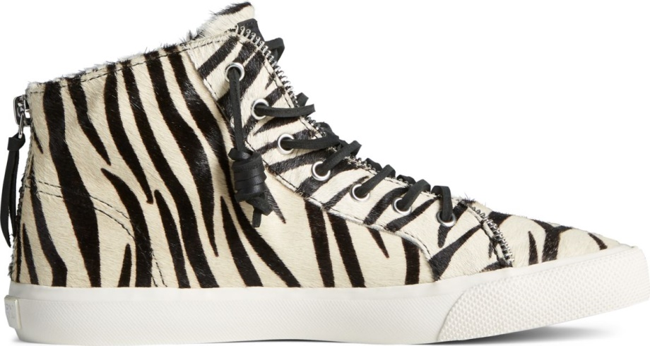 Sperry X Rebecca Minkoff Yüksek Top Spor Ayakkabı Sperry Zebra