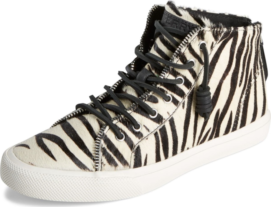 Sperry X Rebecca Minkoff Yüksek Top Spor Ayakkabı Sperry Zebra