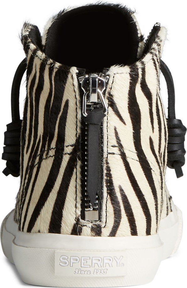 Sperry X Rebecca Minkoff Yüksek Top Spor Ayakkabı Sperry Zebra