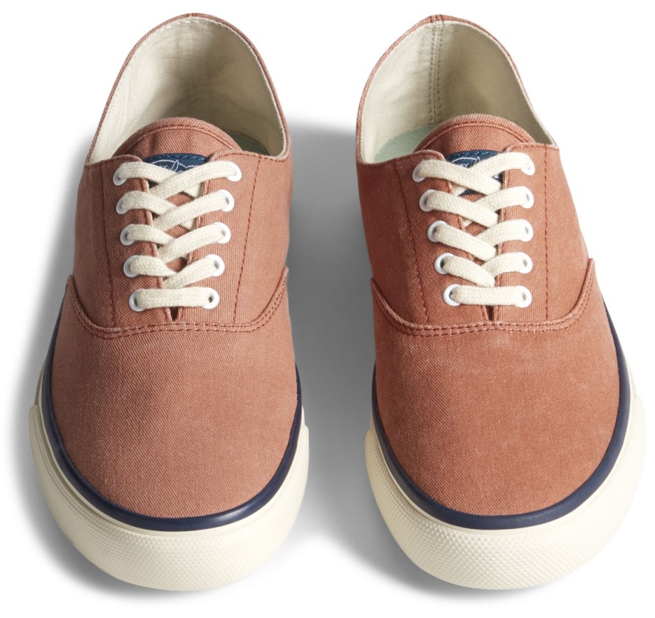 Unisex Bulut Cvo Güverte Spor Ayakkabı Yıkanmış Kırmızı Sperry