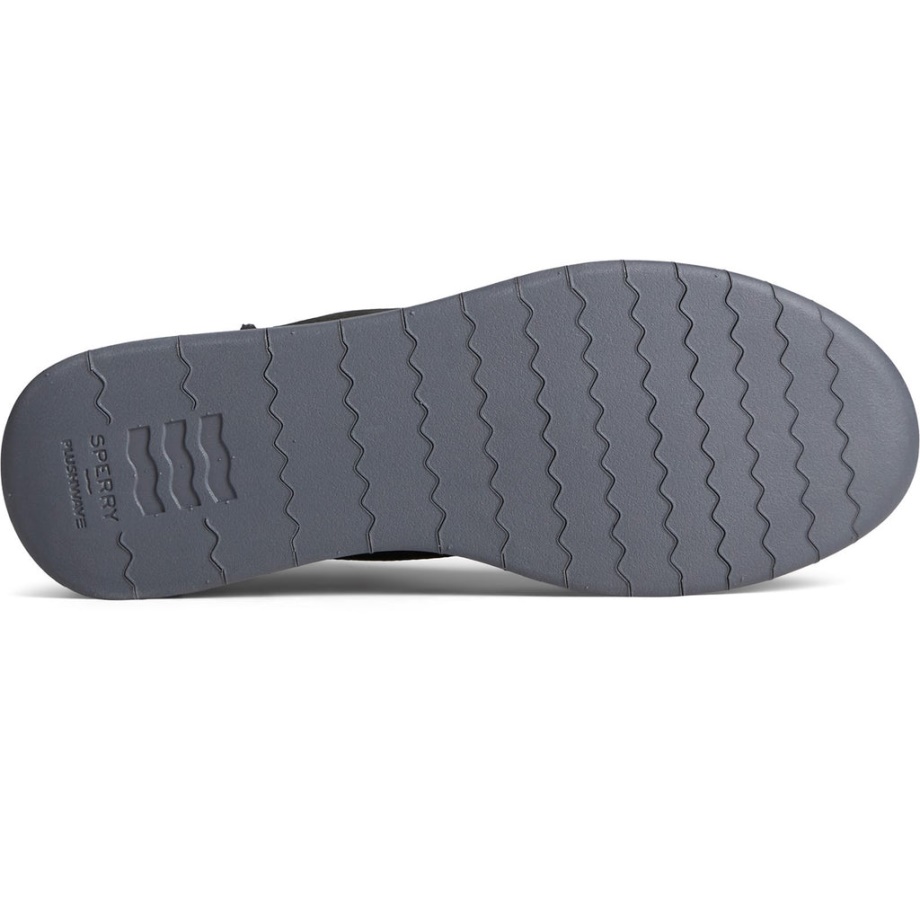 Kadın Sahil Peluş Dalga Chelsea Yarım Bot Siyah Sperry