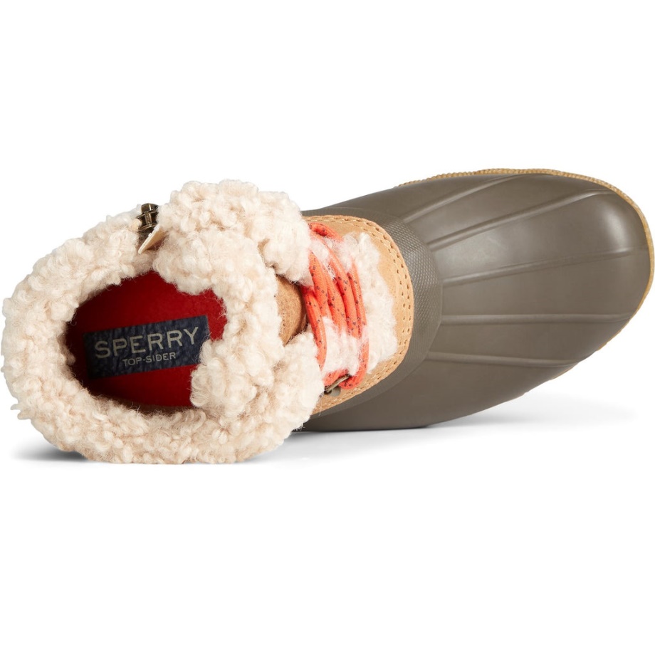 Kadın Tuzlu Su Alp Yarım Bot Sperry Tan