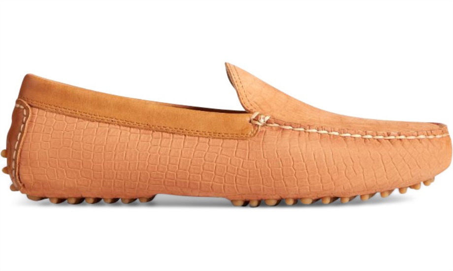 Sperry Erkek Altın Kupası Meridyen Timsah Kabartmalı Sürücü Bronz